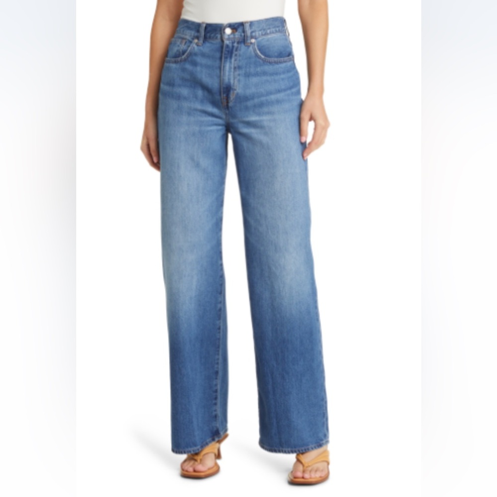 Madewell wide leg denim